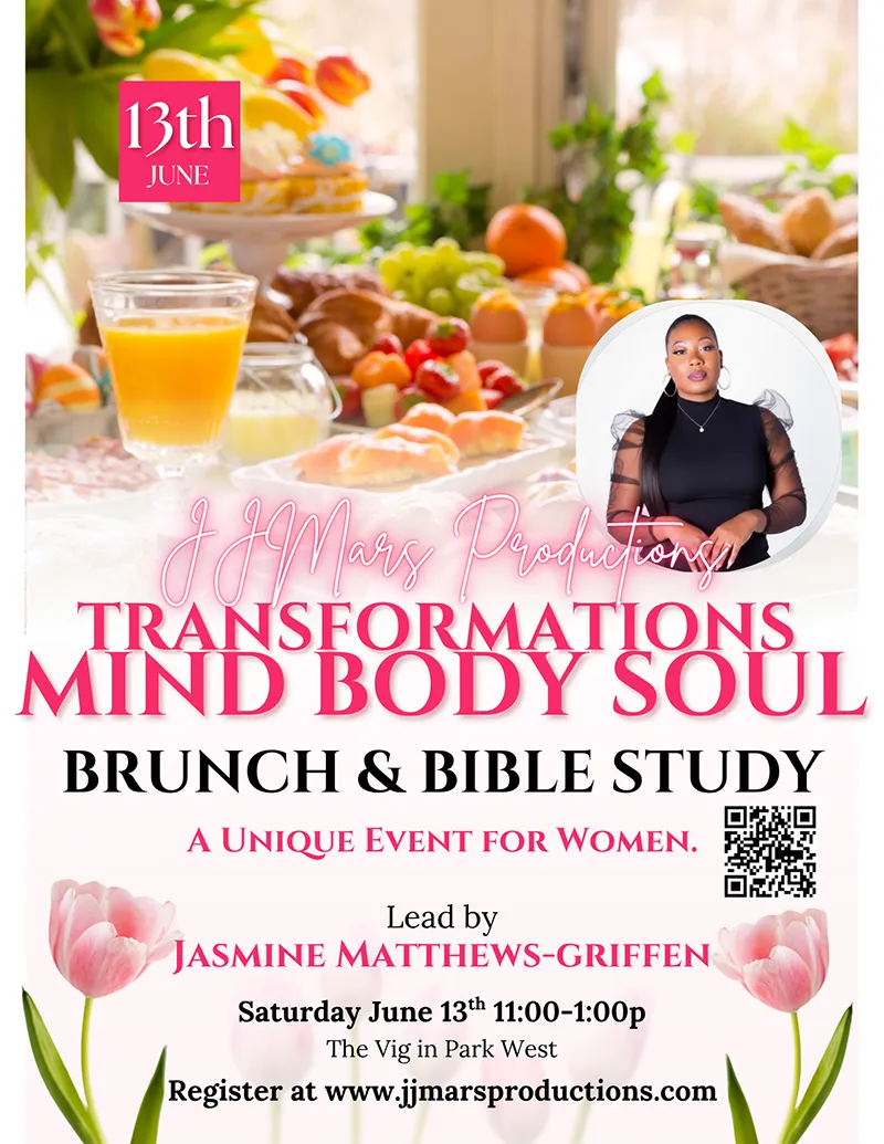 Flyer for Brunch and Bible Study